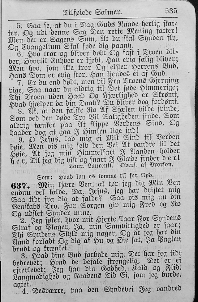 Salmebog for Lutherske Kristne i Amerika page 534