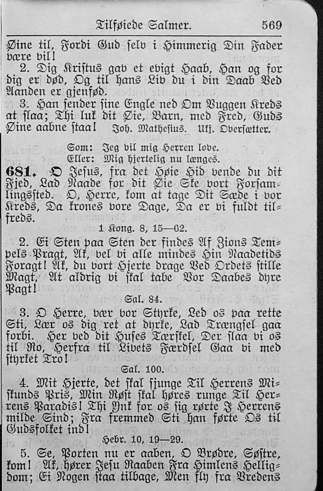 Salmebog for Lutherske Kristne i Amerika page 568