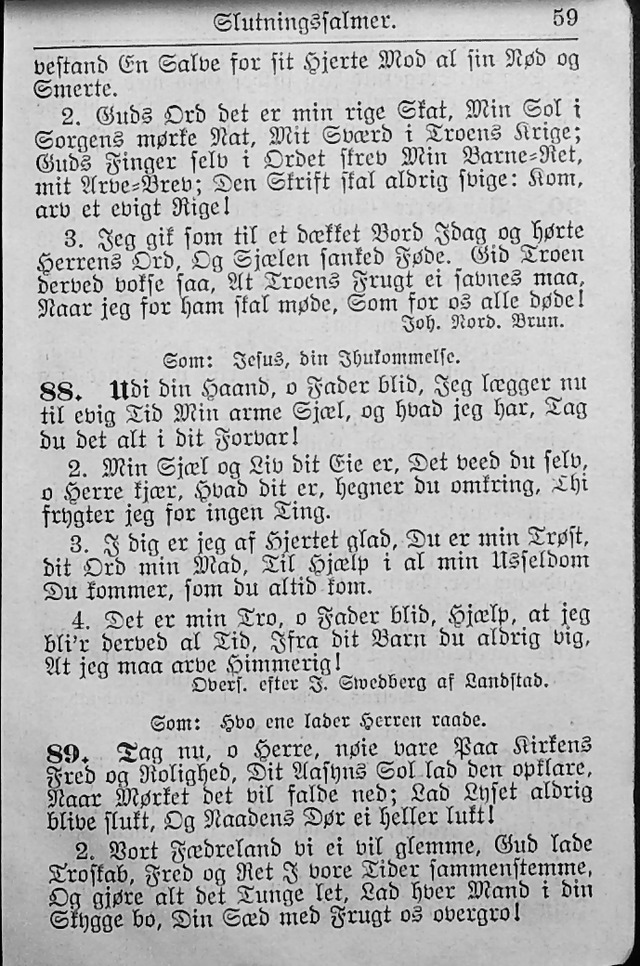 Salmebog for Lutherske Kristne i Amerika page 58