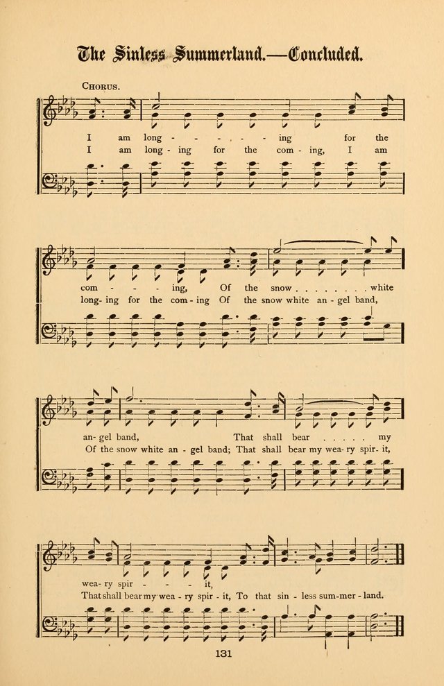 Song-Land Messenger Complete: a new song book for use in all public gatherings where select music is desired page 134