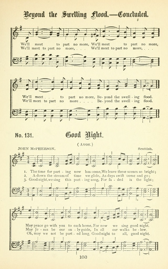 Song-Land Messenger Complete: a new song book for revivals, praise and prayer meetings, singing and Sunday schools, and churches, and for the home circle page 112