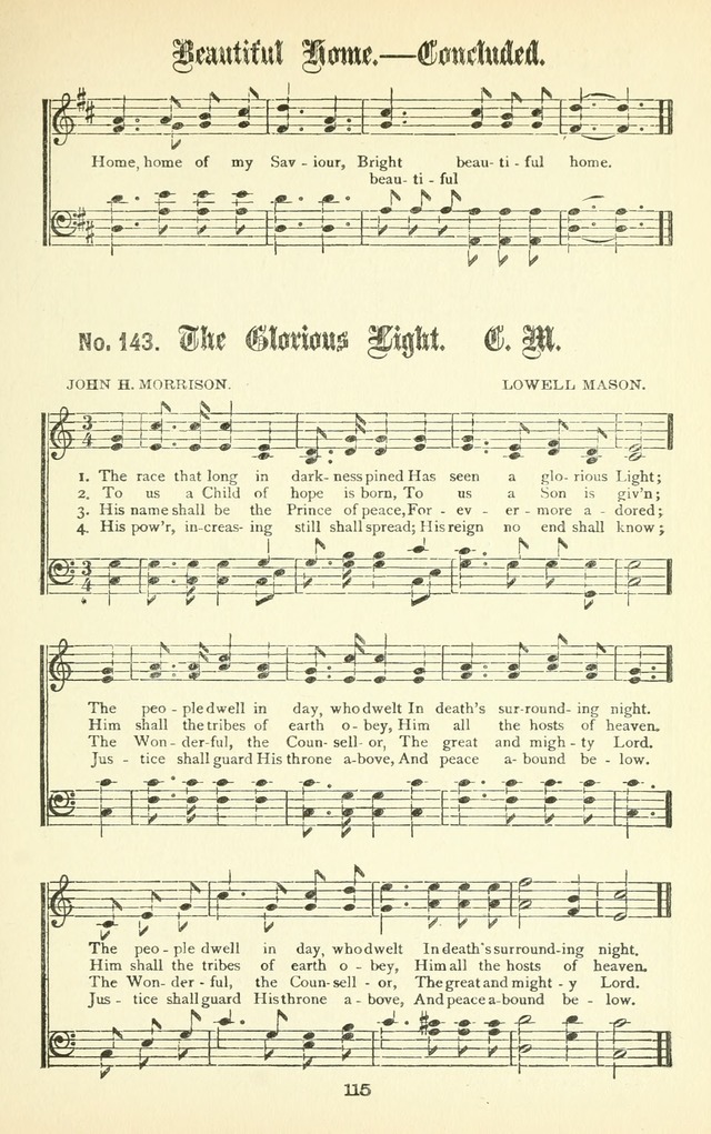 Song-Land Messenger Complete: a new song book for revivals, praise and prayer meetings, singing and Sunday schools, and churches, and for the home circle page 124