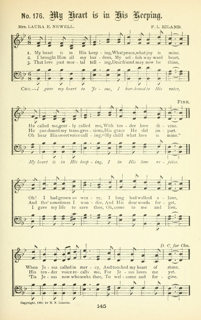 Song-Land Messenger Complete: a new song book for revivals, praise and prayer meetings, singing and Sunday schools, and churches, and for the home circle page 154