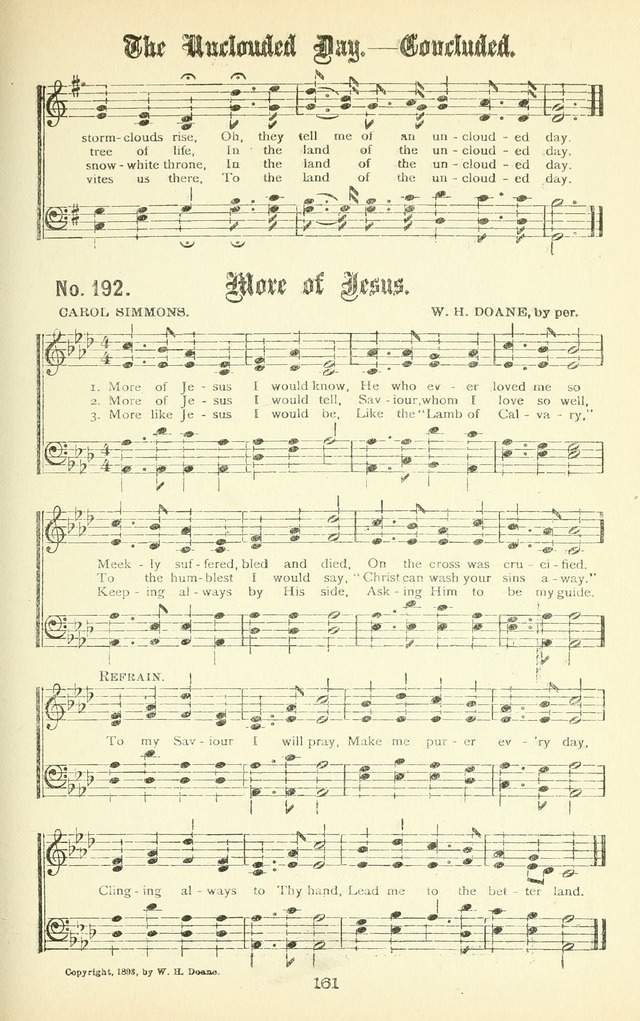 Song-Land Messenger Complete: a new song book for revivals, praise and prayer meetings, singing and Sunday schools, and churches, and for the home circle page 170