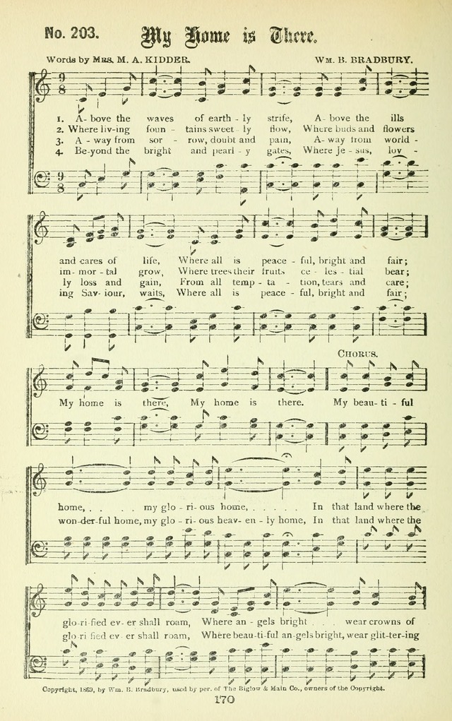 Song-Land Messenger Complete: a new song book for revivals, praise and prayer meetings, singing and Sunday schools, and churches, and for the home circle page 179