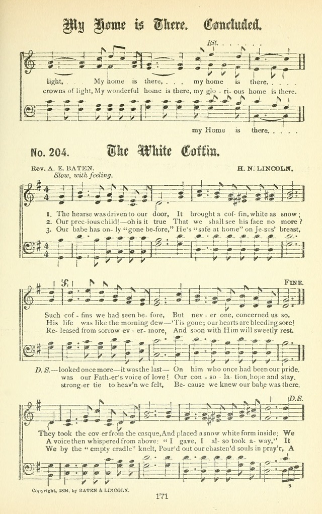 Song-Land Messenger Complete: a new song book for revivals, praise and prayer meetings, singing and Sunday schools, and churches, and for the home circle page 180