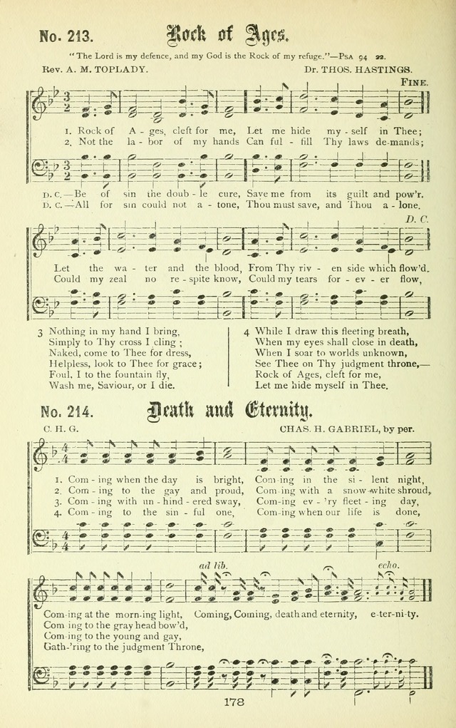 Song-Land Messenger Complete: a new song book for revivals, praise and prayer meetings, singing and Sunday schools, and churches, and for the home circle page 187