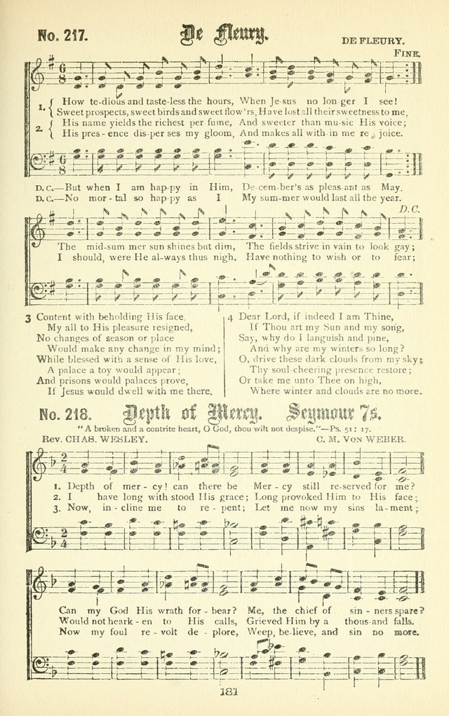 Song-Land Messenger Complete: a new song book for revivals, praise and prayer meetings, singing and Sunday schools, and churches, and for the home circle page 190