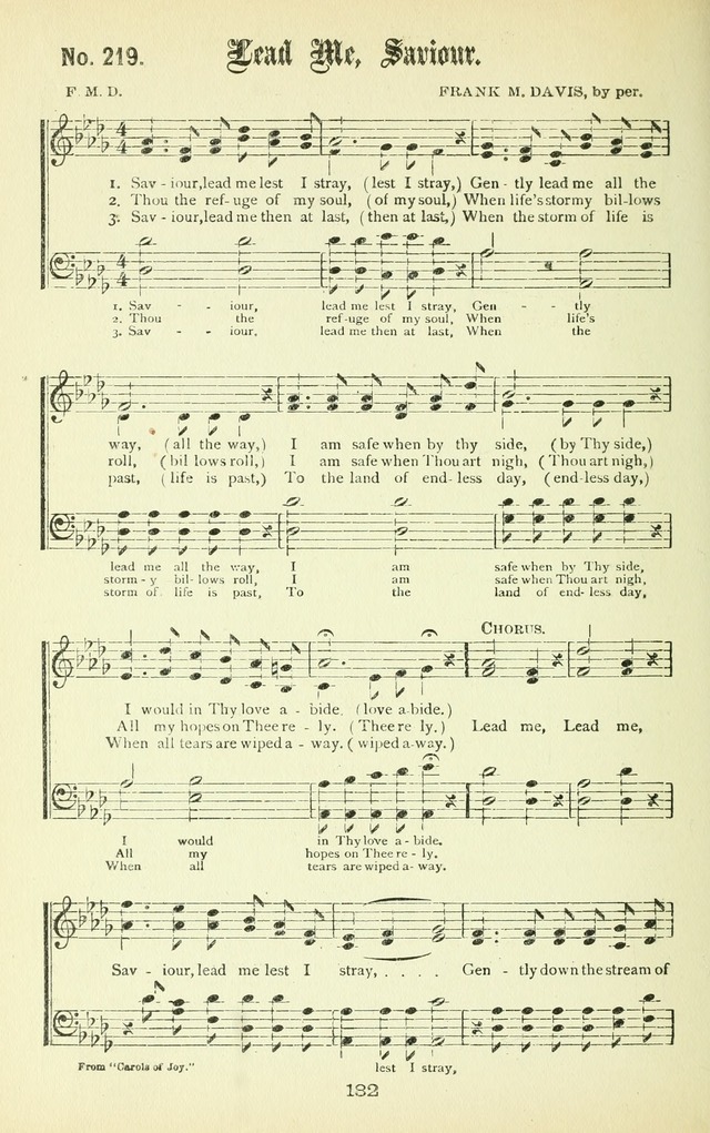 Song-Land Messenger Complete: a new song book for revivals, praise and prayer meetings, singing and Sunday schools, and churches, and for the home circle page 191