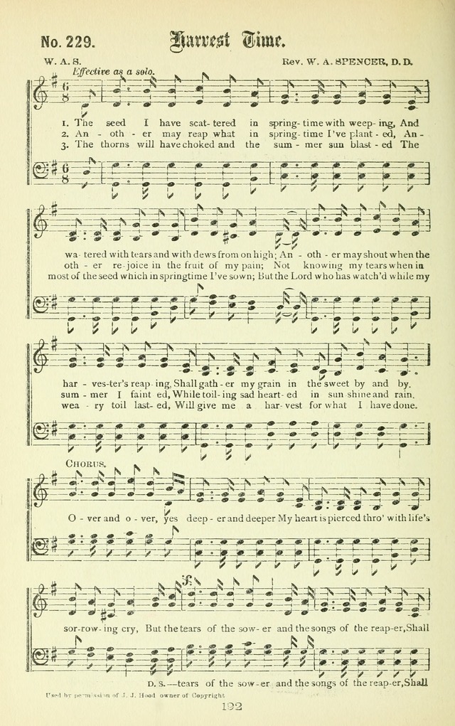 Song-Land Messenger Complete: a new song book for revivals, praise and prayer meetings, singing and Sunday schools, and churches, and for the home circle page 201