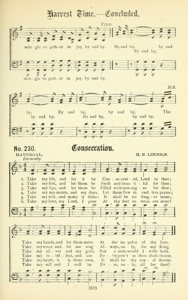 Song-Land Messenger Complete: a new song book for revivals, praise and prayer meetings, singing and Sunday schools, and churches, and for the home circle page 202