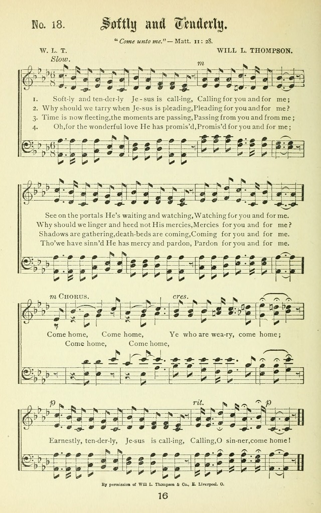 Song-Land Messenger Complete: a new song book for revivals, praise and prayer meetings, singing and Sunday schools, and churches, and for the home circle page 25