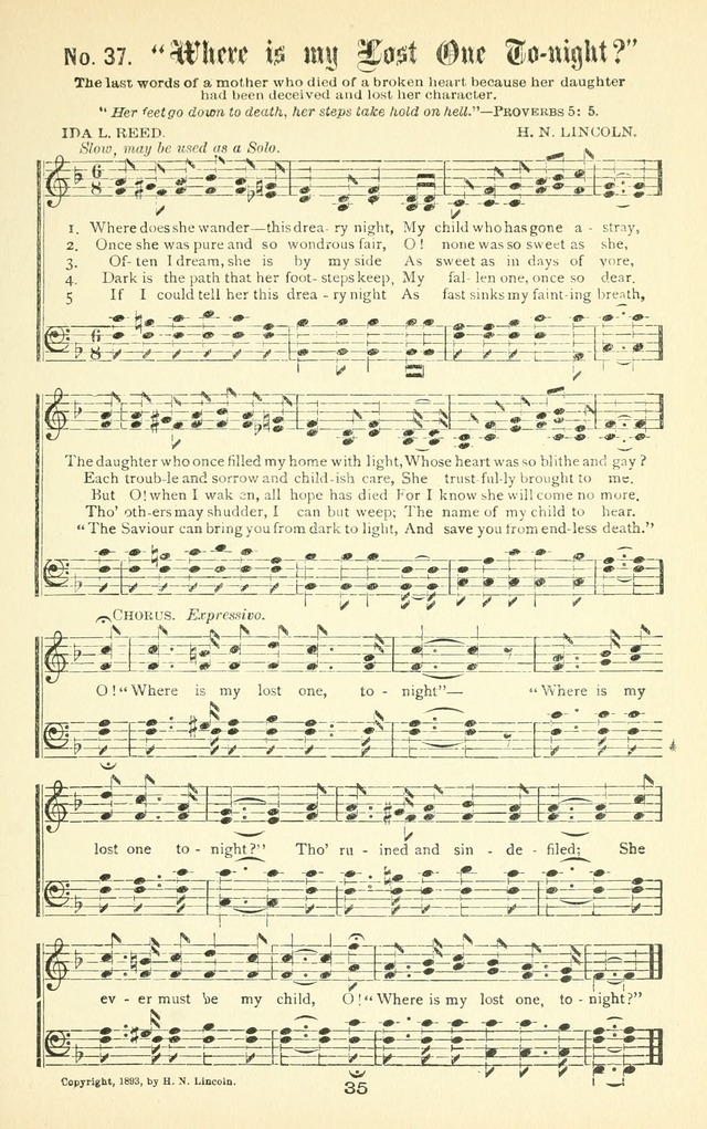 Song-Land Messenger Complete: a new song book for revivals, praise and prayer meetings, singing and Sunday schools, and churches, and for the home circle page 44