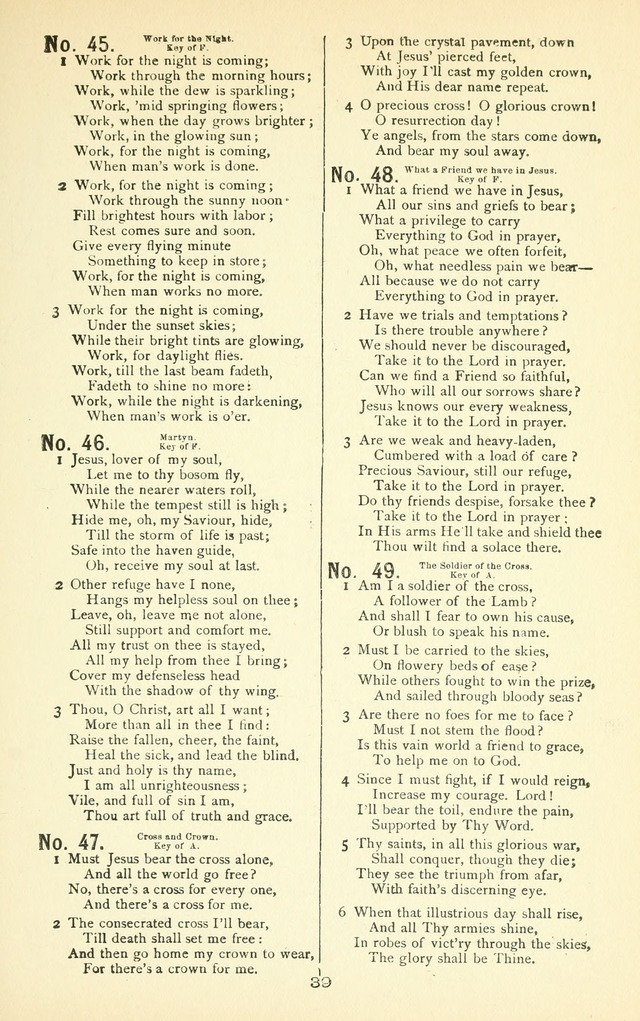 Song-Land Messenger Complete: a new song book for revivals, praise and prayer meetings, singing and Sunday schools, and churches, and for the home circle page 48