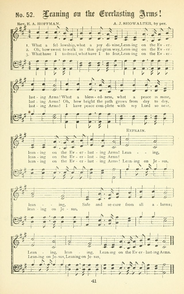 Song-Land Messenger Complete: a new song book for revivals, praise and prayer meetings, singing and Sunday schools, and churches, and for the home circle page 50