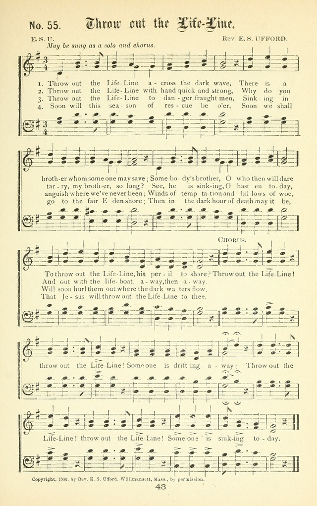 Song-Land Messenger Complete: a new song book for revivals, praise and prayer meetings, singing and Sunday schools, and churches, and for the home circle page 52