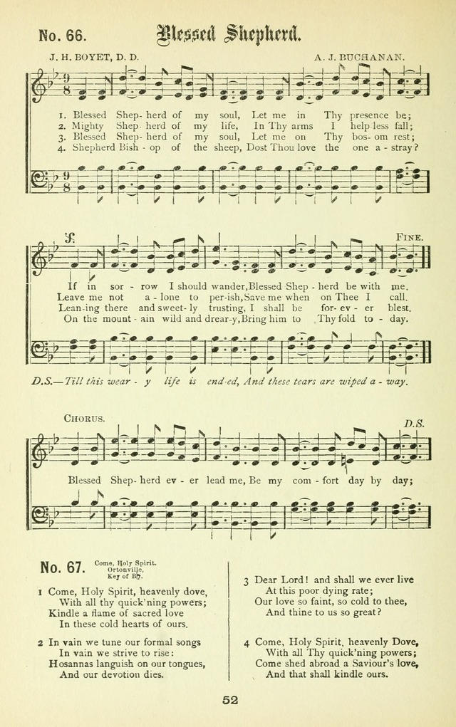 Song-Land Messenger Complete: a new song book for revivals, praise and prayer meetings, singing and Sunday schools, and churches, and for the home circle page 61