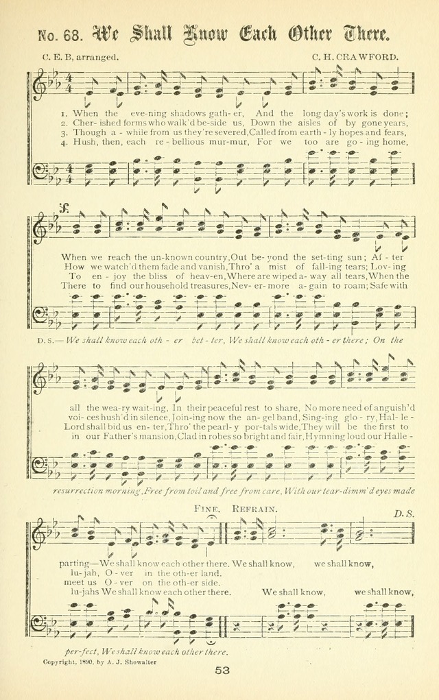 Song-Land Messenger Complete: a new song book for revivals, praise and prayer meetings, singing and Sunday schools, and churches, and for the home circle page 62