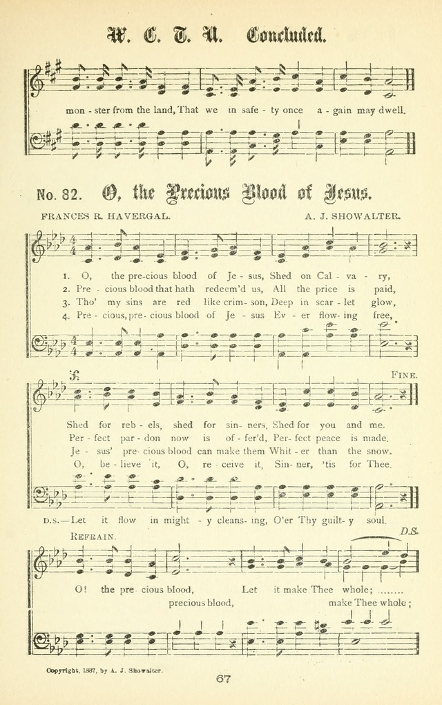 Song-Land Messenger Complete: a new song book for revivals, praise and prayer meetings, singing and Sunday schools, and churches, and for the home circle page 76