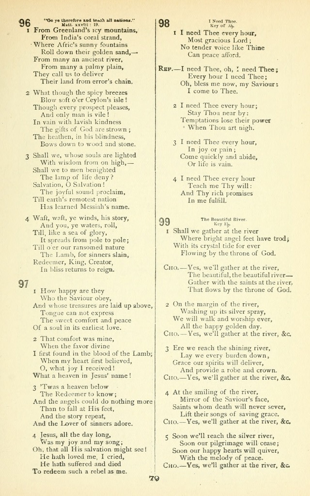 Song-Land Messenger Complete: a new song book for revivals, praise and prayer meetings, singing and Sunday schools, and churches, and for the home circle page 88