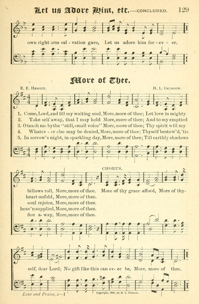 Songs of Love and Praise No. 2: for use in meetings for christian worship or work page 130