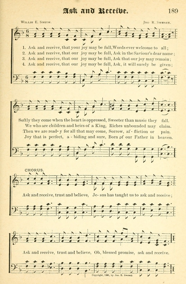 Songs of Love and Praise No. 2: for use in meetings for christian worship or work page 190