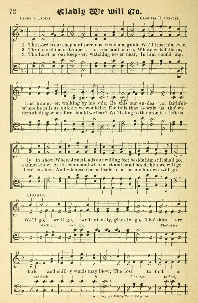 Songs of Love and Praise No. 2: for use in meetings for christian worship or work page 73