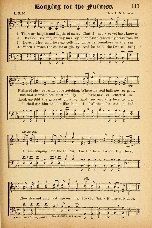 Songs of Love and Praise No. 3: For use in Meetings for Christian Worship of Work page 112