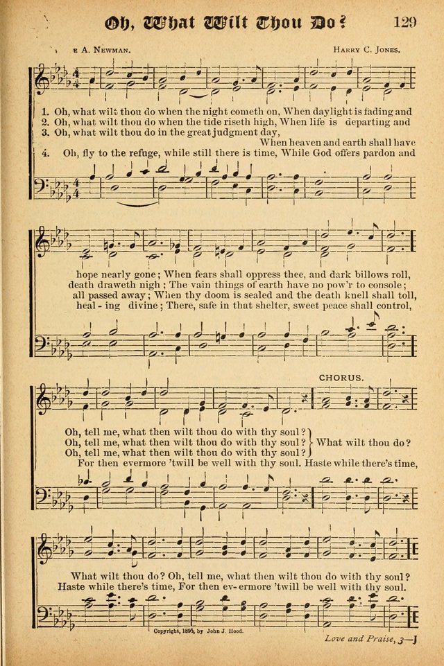 Songs of Love and Praise No. 3: For use in Meetings for Christian Worship of Work page 128