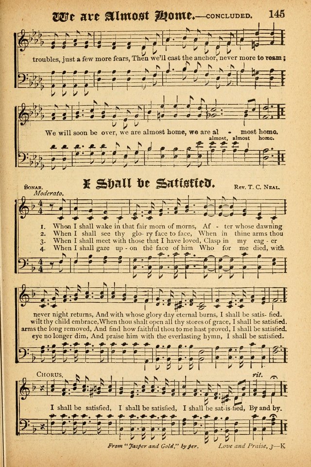 Songs of Love and Praise No. 3: For use in Meetings for Christian Worship of Work page 144