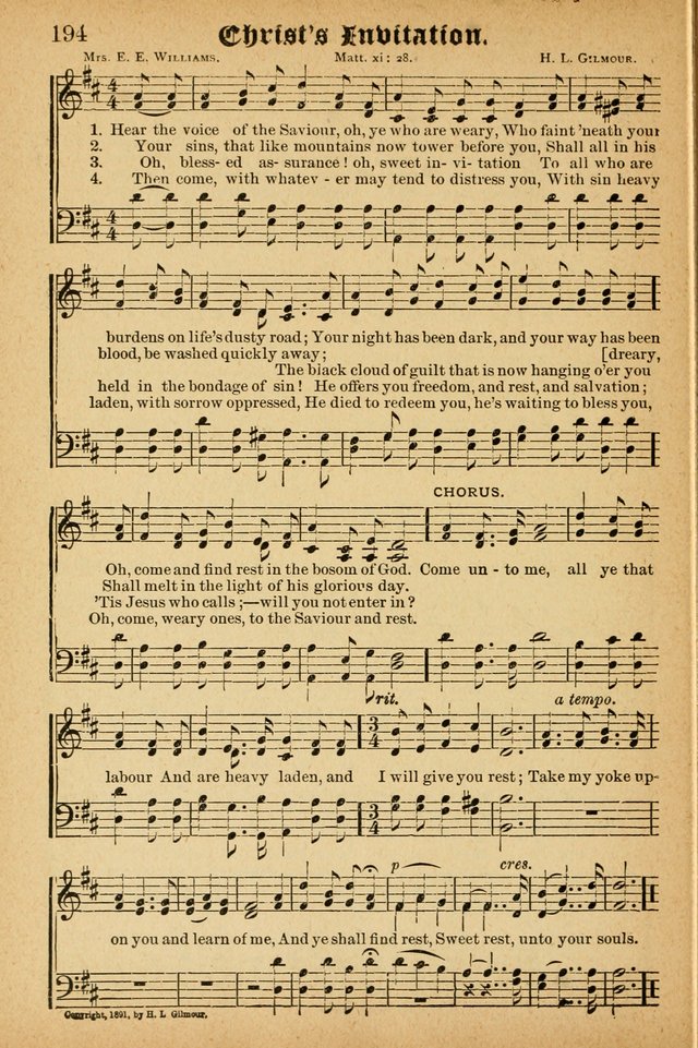 Songs of Love and Praise No. 3: For use in Meetings for Christian Worship of Work page 193