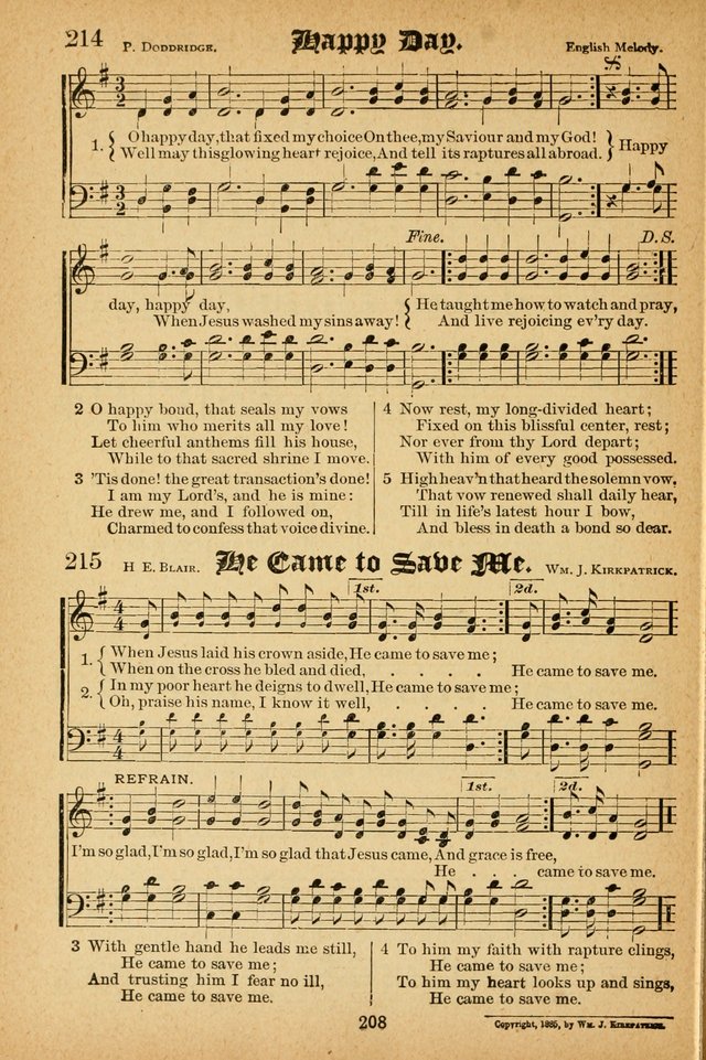 Songs of Love and Praise No. 3: For use in Meetings for Christian Worship of Work page 207