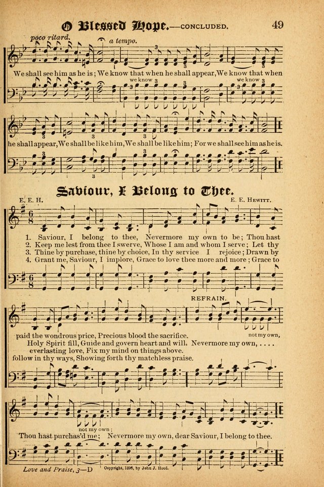 Songs of Love and Praise No. 3: For use in Meetings for Christian Worship of Work page 48