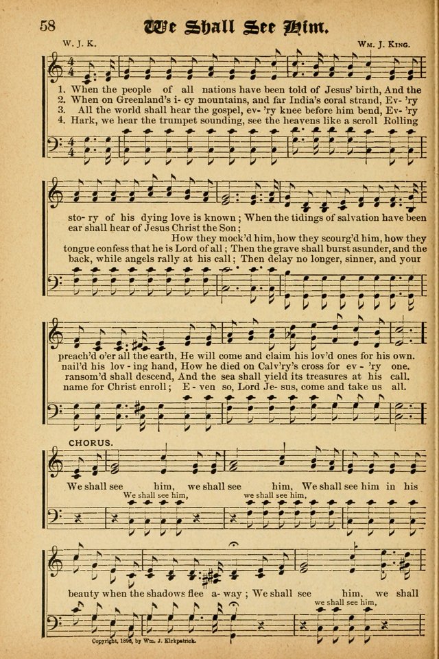 Songs of Love and Praise No. 3: For use in Meetings for Christian Worship of Work page 57