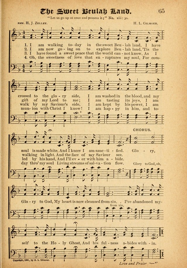 Songs of Love and Praise No. 3: For use in Meetings for Christian Worship of Work page 64