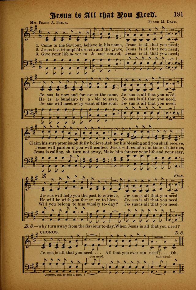 Songs of Love and Praise No. 4 page 189