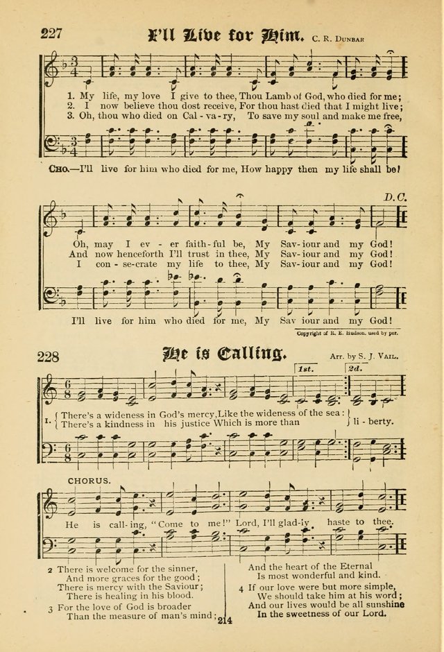 Songs of Love and Praise No. 5: for use in meetings for Christian worship or work page 202