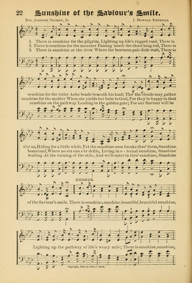 Songs of Love and Praise No. 5: for use in meetings for Christian worship or work page 22