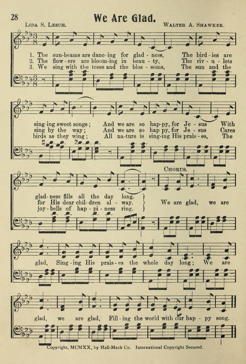 Songs for Little Singers No. 3: for primary departments of Sunday Schools page 26