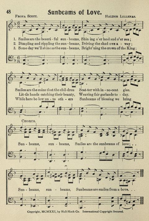 Songs for Little Singers No. 3: for primary departments of Sunday Schools page 46