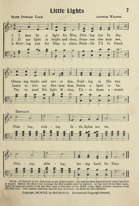 Songs for Little Singers No. 3: for primary departments of Sunday Schools page 5