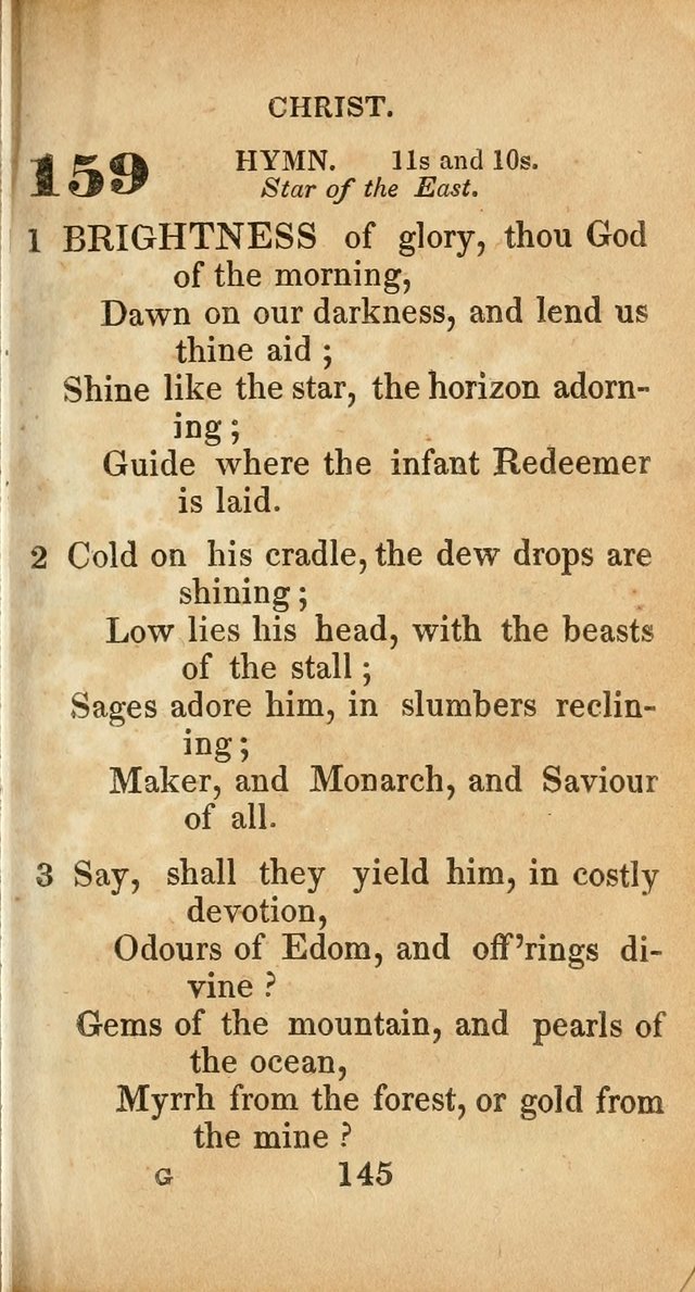 Sacred lyrics, or Select hymns: particularly adapted to revivals of religion, and intended as a supplement to Watts.  page 145