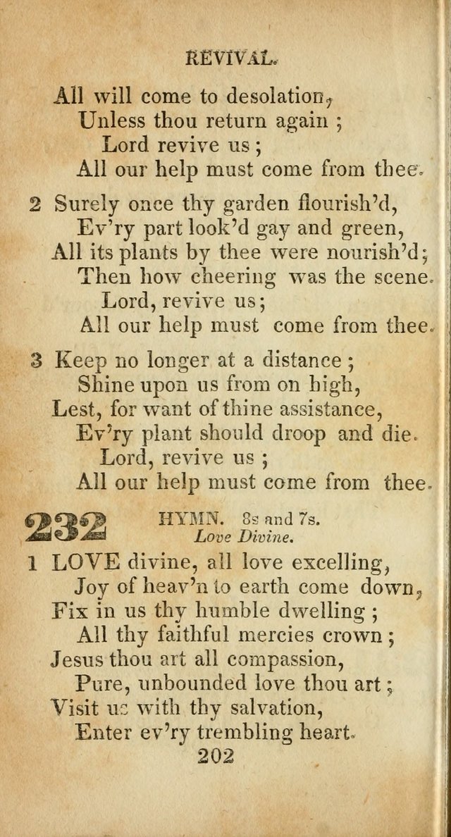 Sacred lyrics, or Select hymns: particularly adapted to revivals of religion, and intended as a supplement to Watts.  page 202