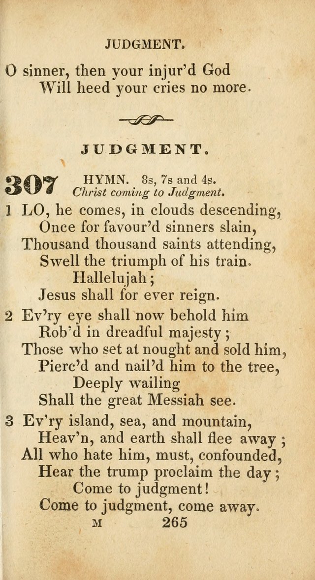 Sacred lyrics, or Select hymns: particularly adapted to revivals of religion, and intended as a supplement to Watts.  page 265