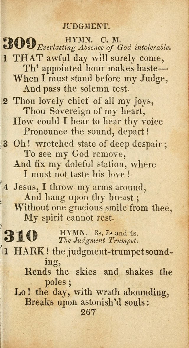 Sacred lyrics, or Select hymns: particularly adapted to revivals of religion, and intended as a supplement to Watts.  page 267