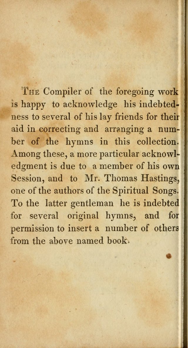 Sacred lyrics, or Select hymns: particularly adapted to revivals of religion, and intended as a supplement to Watts.  page 288