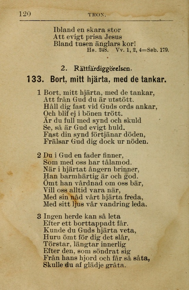 Söndagsskolbok: innehållande liturgi och sånger för söndagsskolan (Omarbetad uppl.) page 120