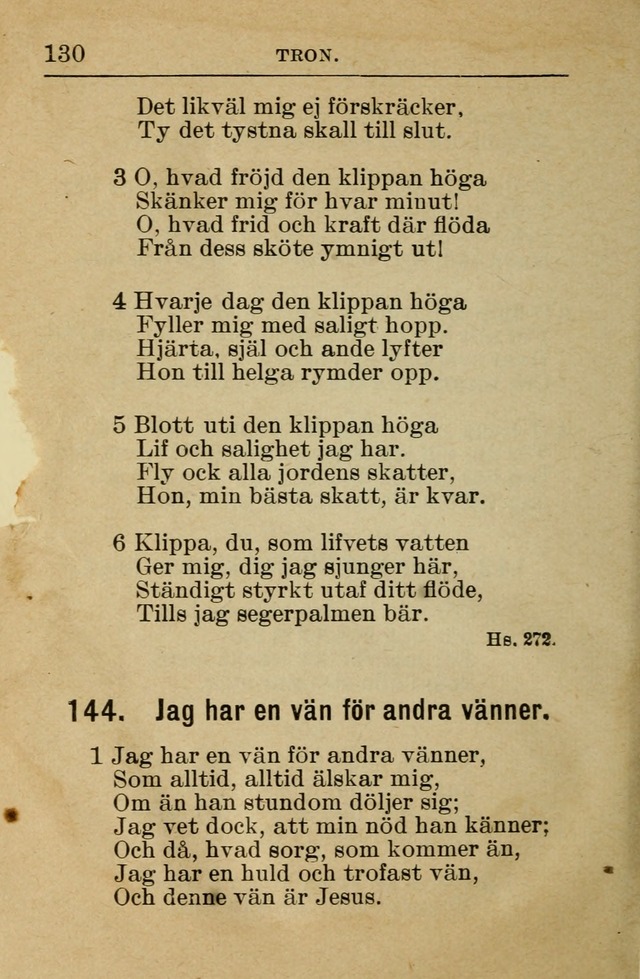 Söndagsskolbok: innehållande liturgi och sånger för söndagsskolan (Omarbetad uppl.) page 132