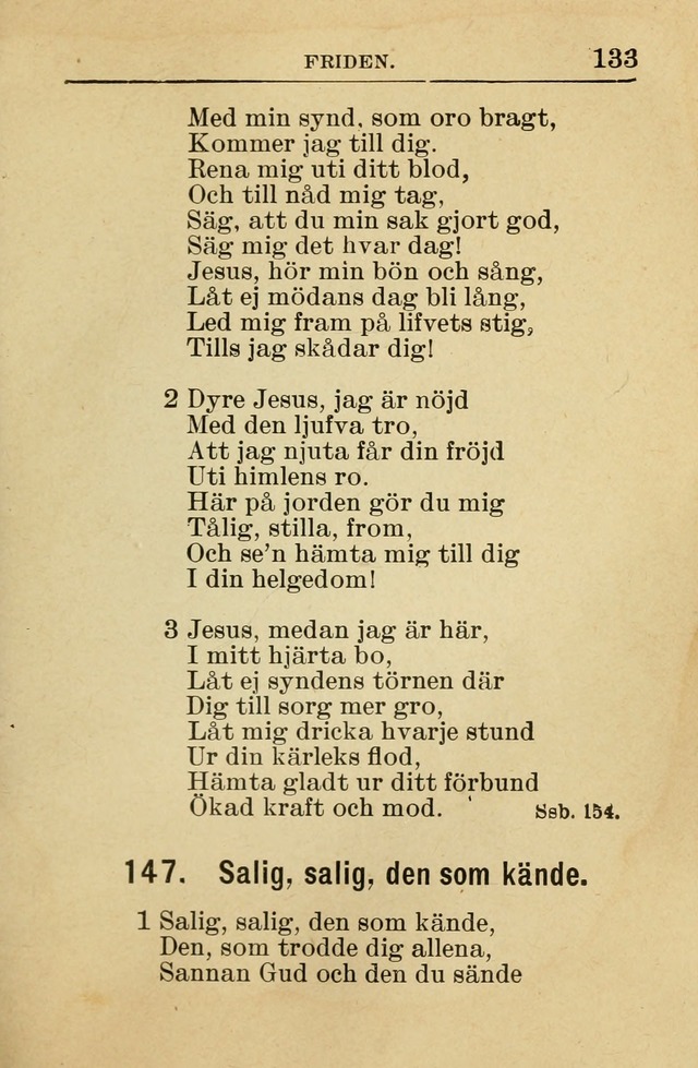 Söndagsskolbok: innehållande liturgi och sånger för söndagsskolan (Omarbetad uppl.) page 135