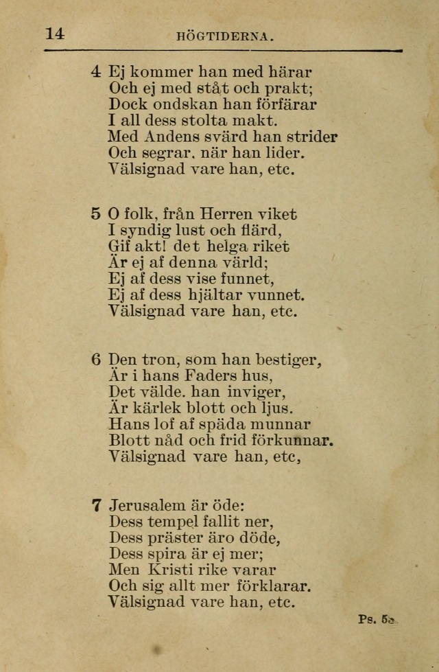 Söndagsskolbok: innehållande liturgi och sånger för söndagsskolan (Omarbetad uppl.) page 14